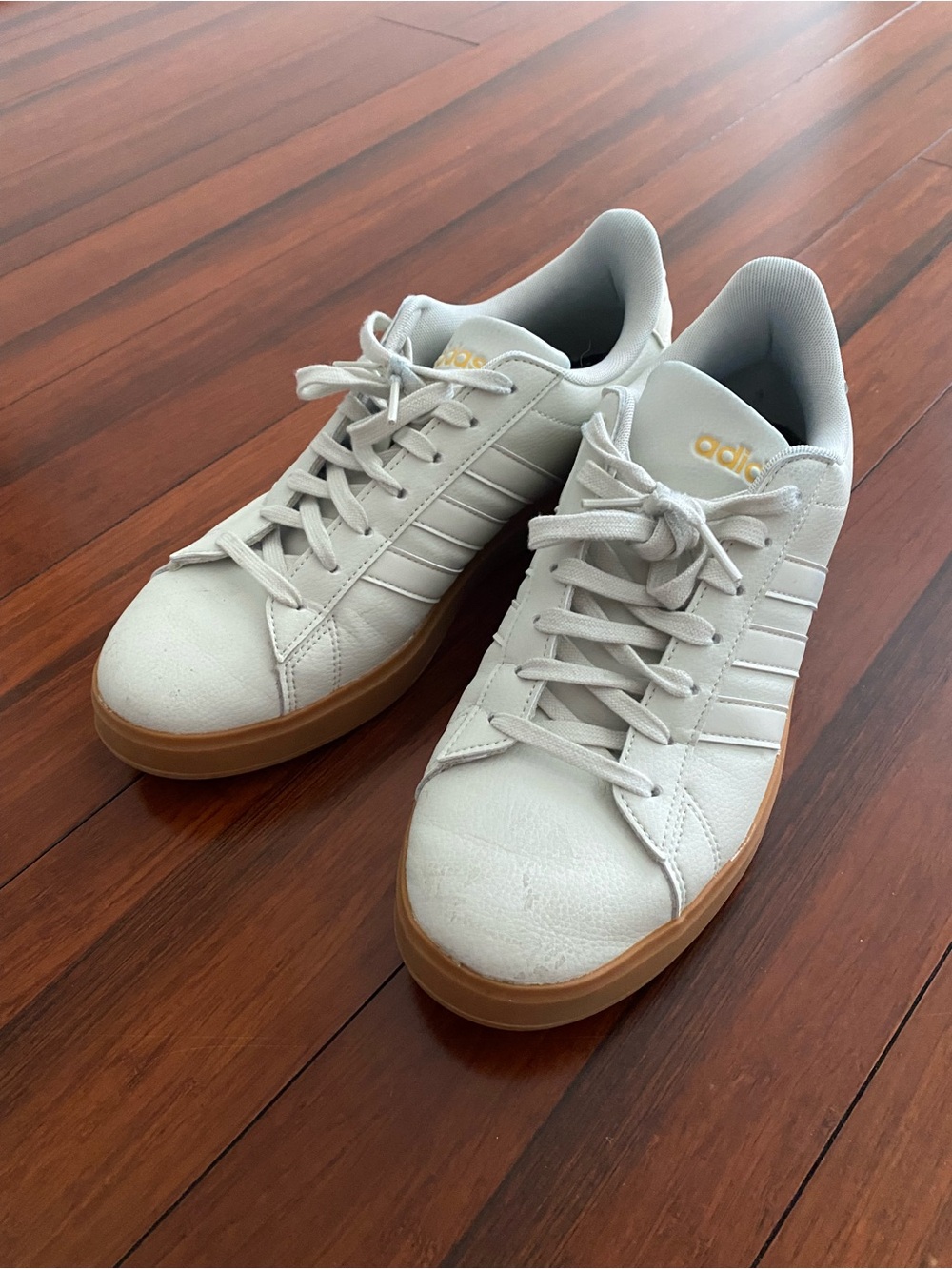 Adidas White Grand Court Sneakers